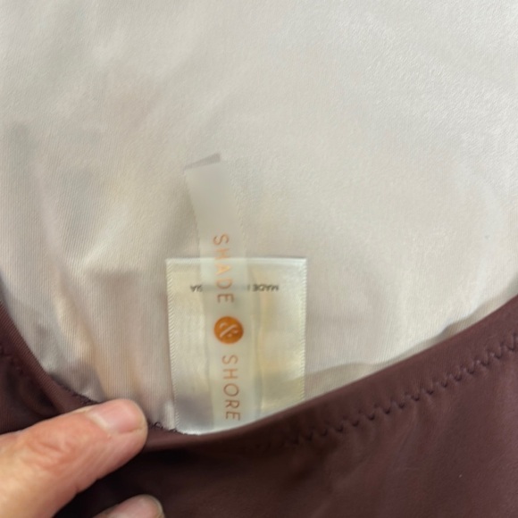 Shade & Shore Women's One Piece - Deep Burgundy - Picture 6 of 8